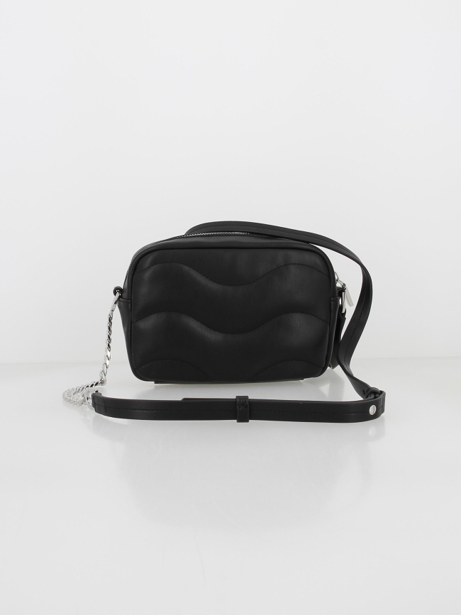 Sac à bandoulière lizzie noir femme - Hugo