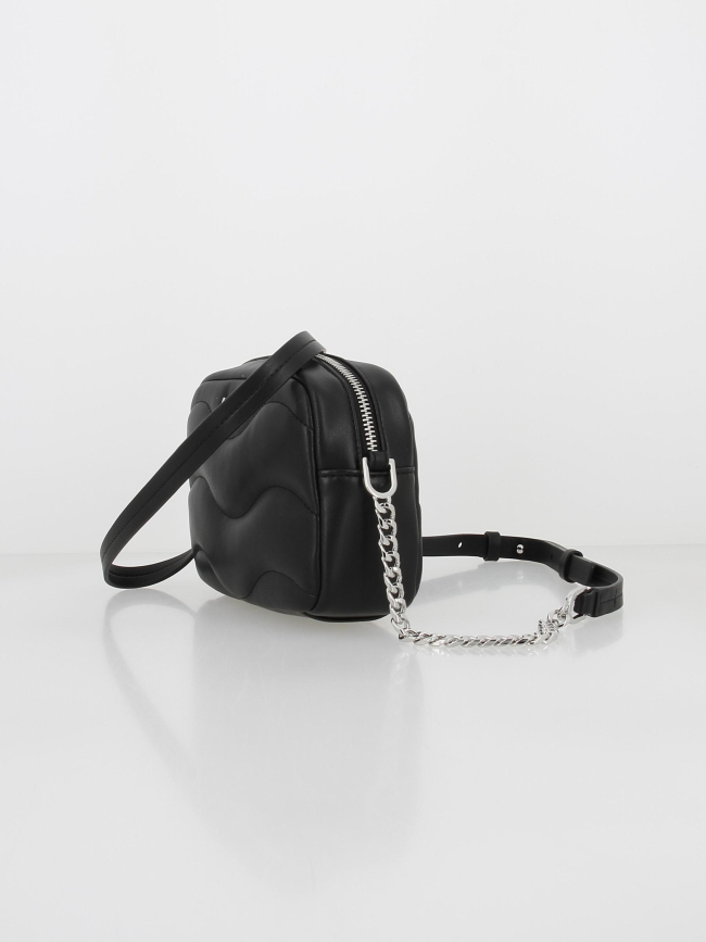 Sac à bandoulière lizzie noir femme - Hugo