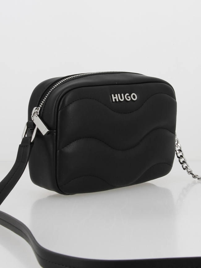 Sac à bandoulière lizzie noir femme - Hugo