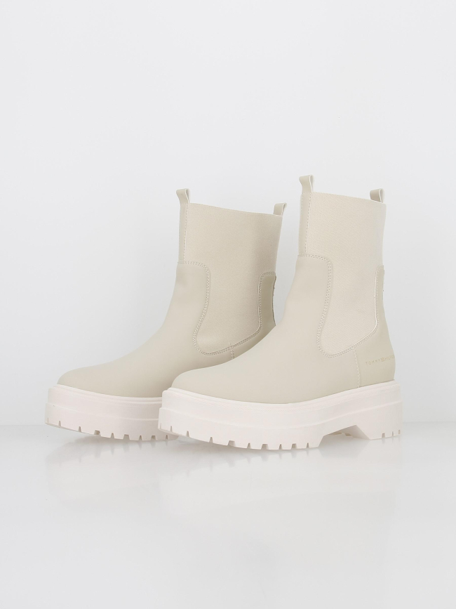 Boots seasonal utility beige femme - Tommy Hilfiger