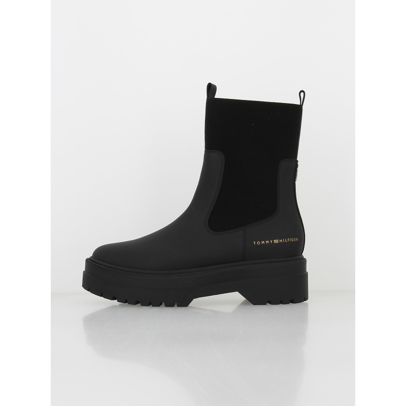 Boots seasonal utility noir femme - Tommy Hilfiger