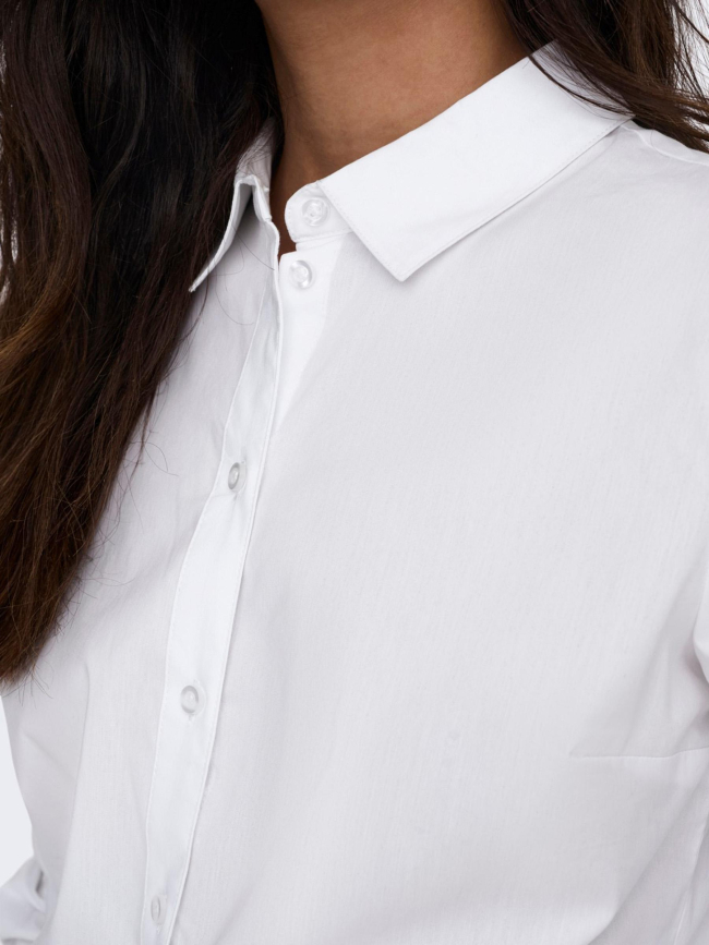 Chemise uni mio blanc femme - Jacqueline De Yong