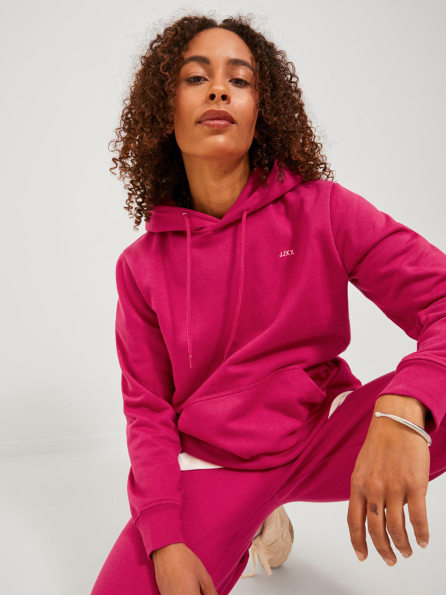 Sweat abbie relax every hood rose femme - JJXX