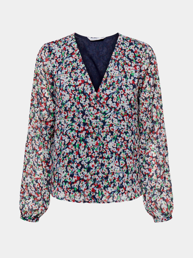 Chemisier danielle motif fleurs multicolore femme - Only