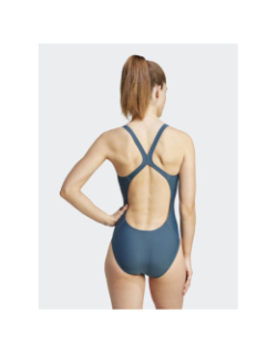 Maillot de bain 1 pièce 3 bars vert femme - Adidas