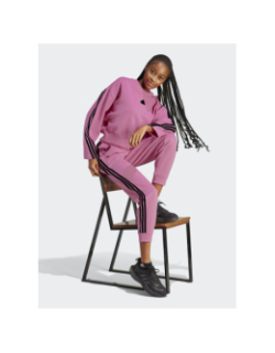 Sweat fi 3s coupe ample noir rose femme - Adidas