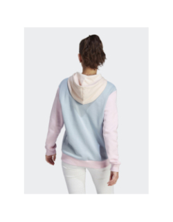 Sweat logo central couleurs pastel multicolore femme - Adidas