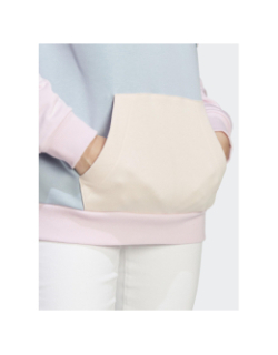 Sweat logo central couleurs pastel multicolore femme - Adidas