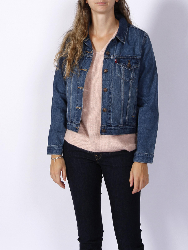 Veste en jean original trucker premium bleu femme - Levi's