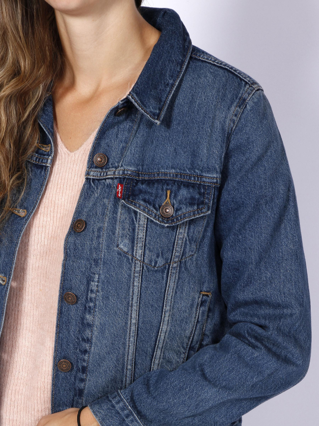 Veste en jean original trucker premium bleu femme - Levi's