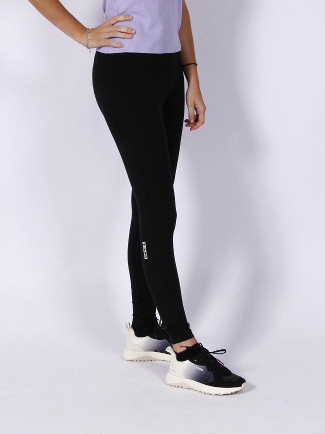 Legging easy logos brodés sur l'élastique noir femme - Hugo