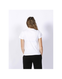 T-shirt classic logo colorié imprimé blanc femme - Hugo