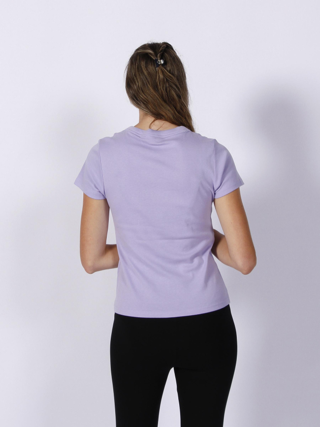 T-shirt classic logo colorié imprimé violet femme - Hugo