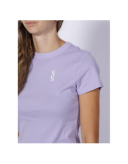 T-shirt classic logo colorié imprimé violet femme - Hugo