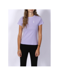 T-shirt classic logo colorié imprimé violet femme - Hugo