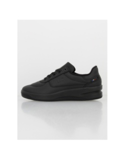 Baskets en cuir tennis brandy noir femme - Tbs