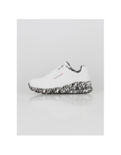 Baskets uno loving love X JGoldcrown blanc femme - Skechers