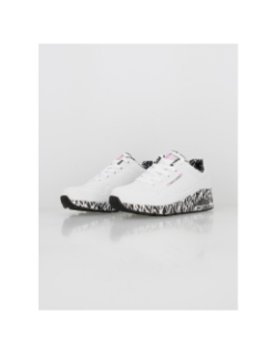 Baskets uno loving love X JGoldcrown blanc femme - Skechers