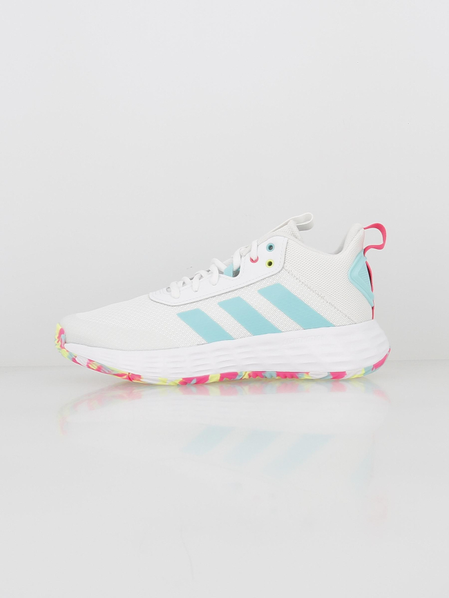 Chaussures de basketball ownthegame 2.0K blanc enfant - Adidas