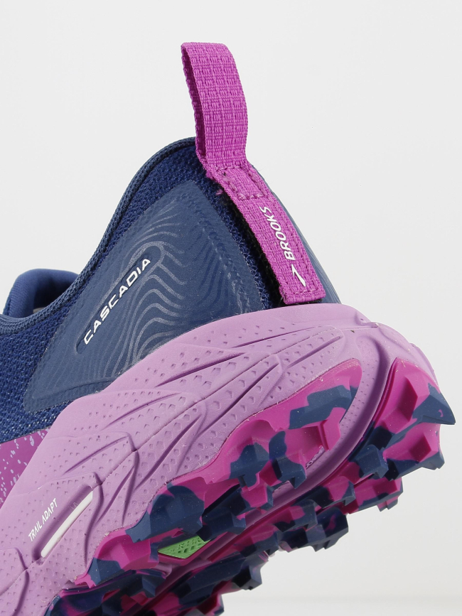 Chaussures de trail cascadia 17 violet femme Brooks