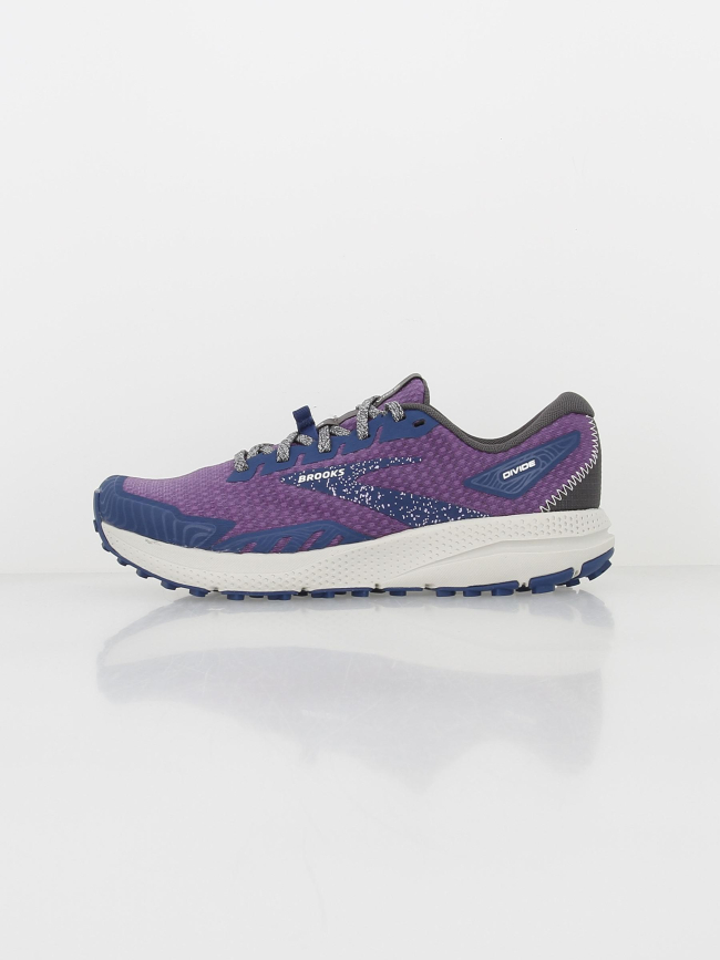 Chaussures de trail divide 4 violet femme - Brooks