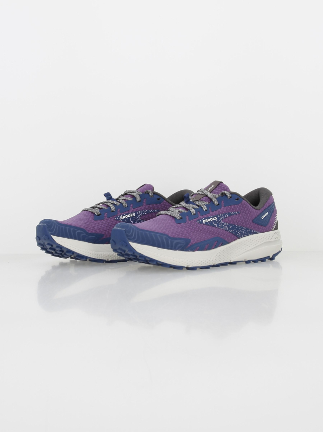 Chaussures de trail divide 4 violet femme - Brooks