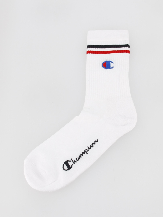 Pack 3 paires chaussettes basique blanc homme - Champion