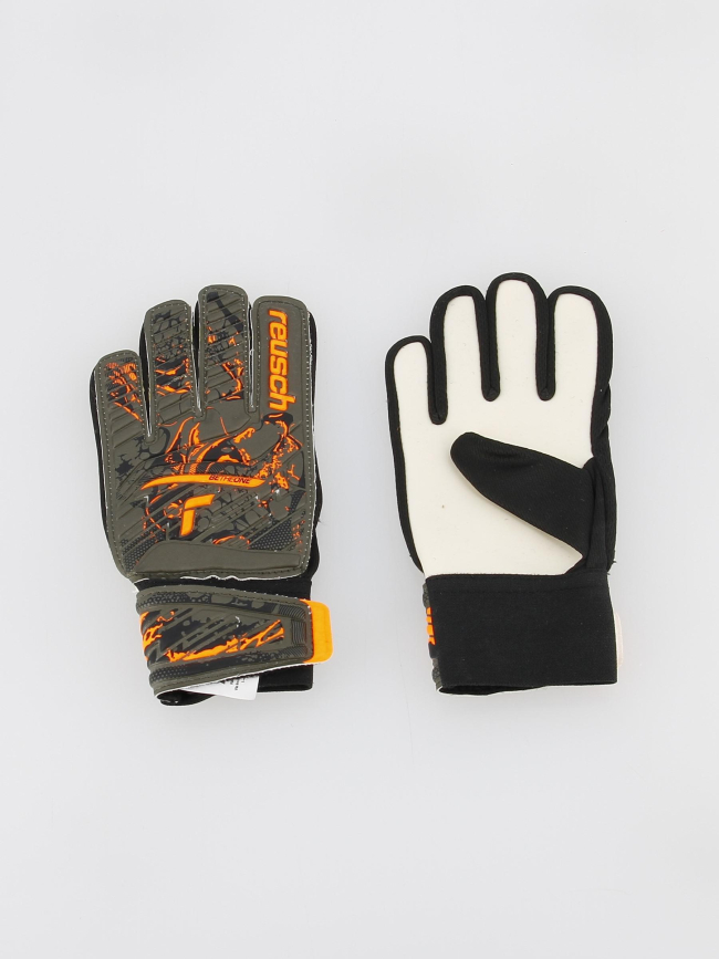 Gants de football attrakt starter solid orange enfant - Reusch