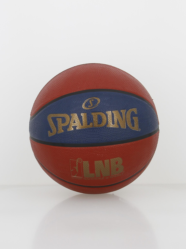 Ballon de basket lnb 2022 bleu orange - Spalding