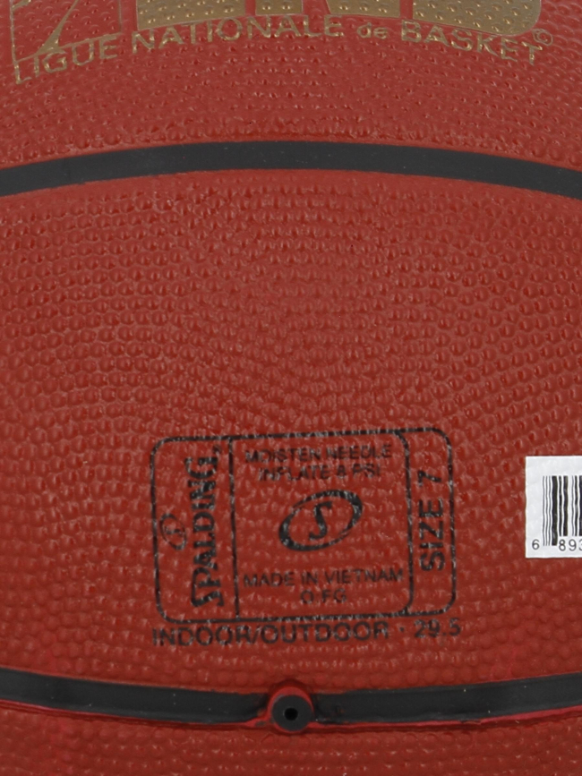 Ballon de basket lnb 2022 bleu orange - Spalding