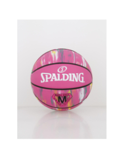 Ballon de basketball marble series sz6 rose - Spalding