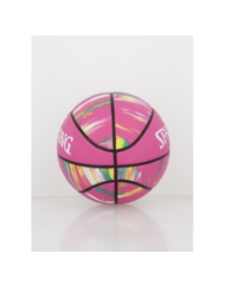 Ballon de basketball marble series sz6 rose - Spalding