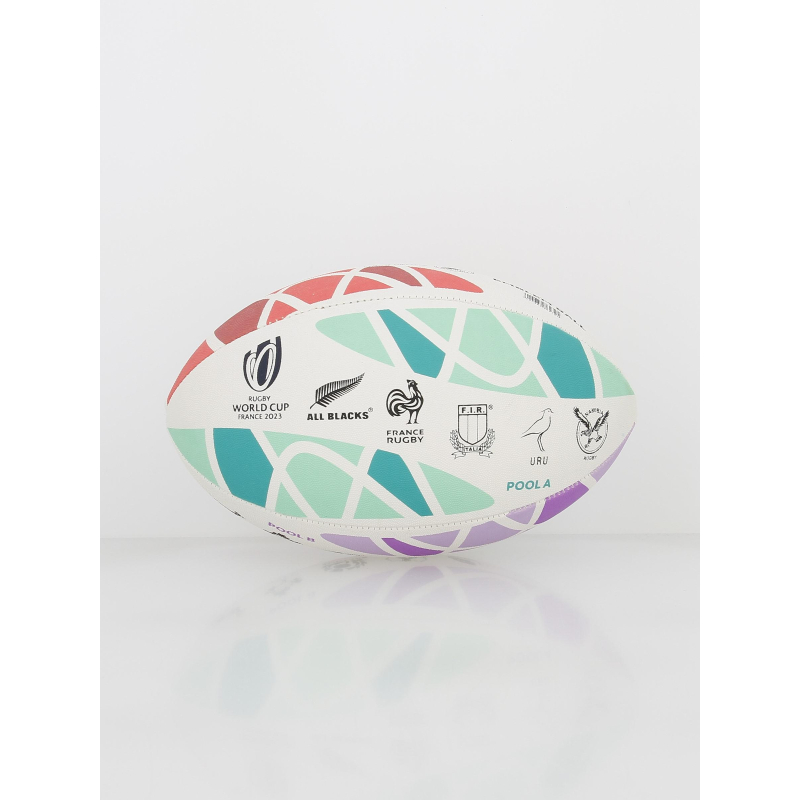 Ballon de rugby rwc 2023 emblem blanc - Gilbert