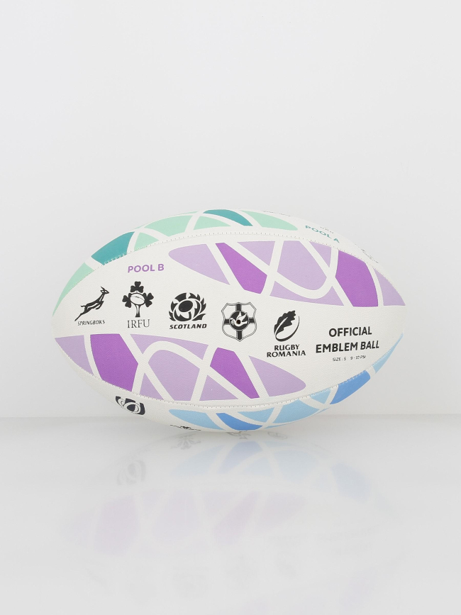 Ballon de rugby rwc 2023 emblem blanc - Gilbert