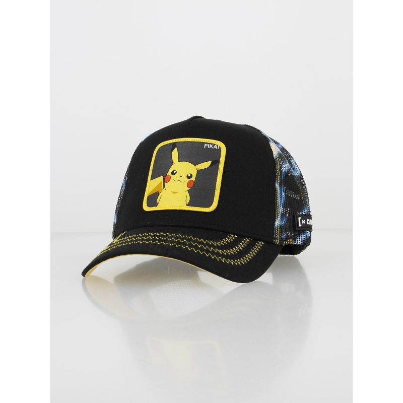 Casquette pokemon pikachu noir - Capslab