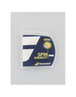 Cordage tennis monofilament rpm hurricane 12m jaune - Babolat