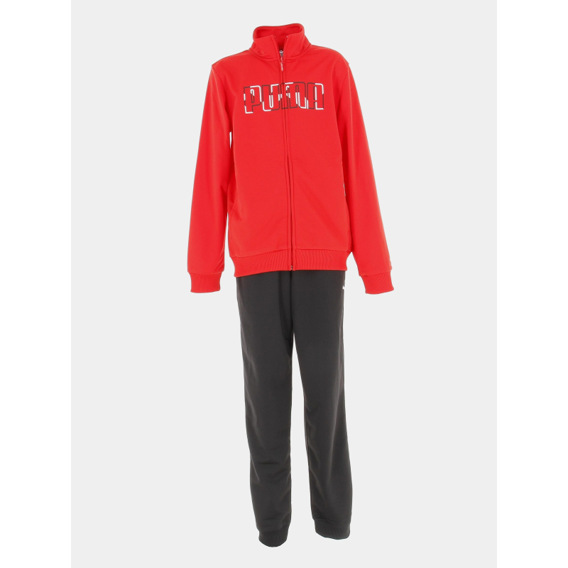 Ensemble de survêtement polysuit rouge garçon - Puma