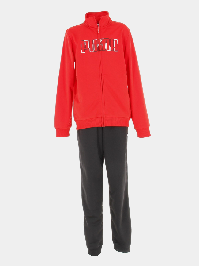 Ensemble de survêtement polysuit rouge garçon - Puma