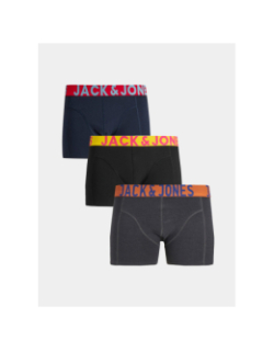 Pack 3 boxers crazy multicolore enfant - Jack & Jones