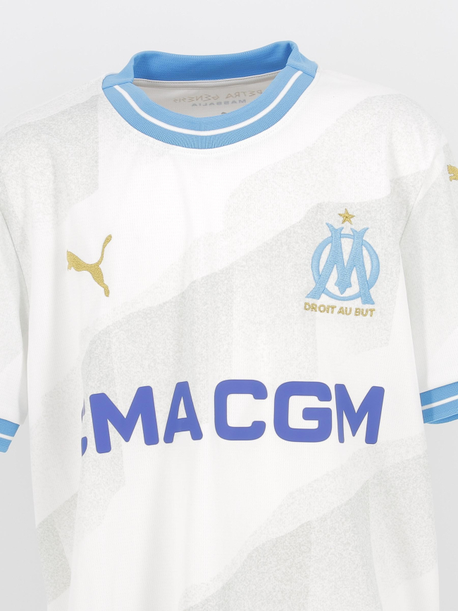 Maillot de football OM domicile blanc enfant - Puma