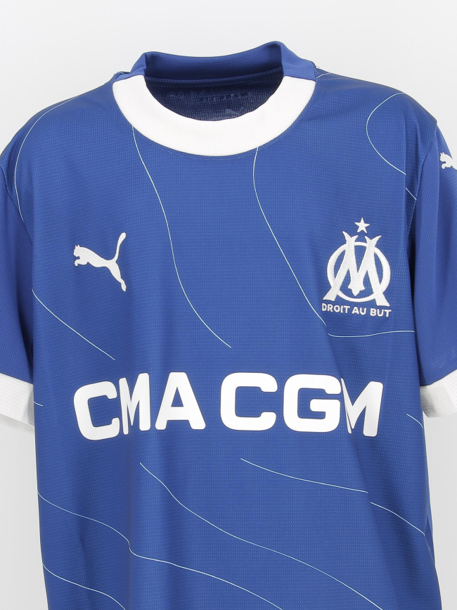 Maillot de football OM extérieur bleu enfant - Puma