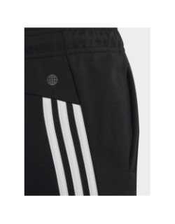 Jogging 3s logo badge noir enfant - Adidas