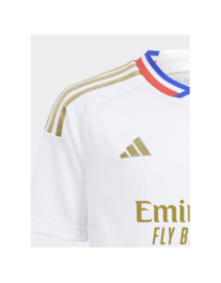 Maillot de football OL domicile blanc enfant - Adidas