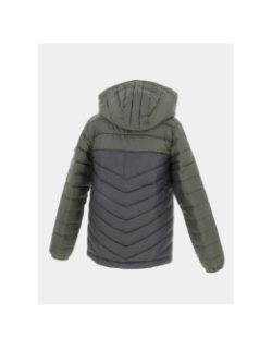 Doudoune hero puffer noir kaki garçon - Jack & Jones