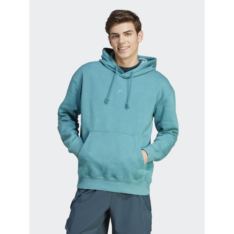 Sweat à capuche all szn bleu homme - Adidas