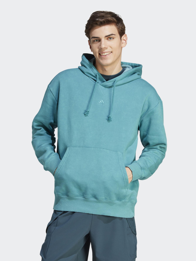 Sweat à capuche all szn bleu homme - Adidas