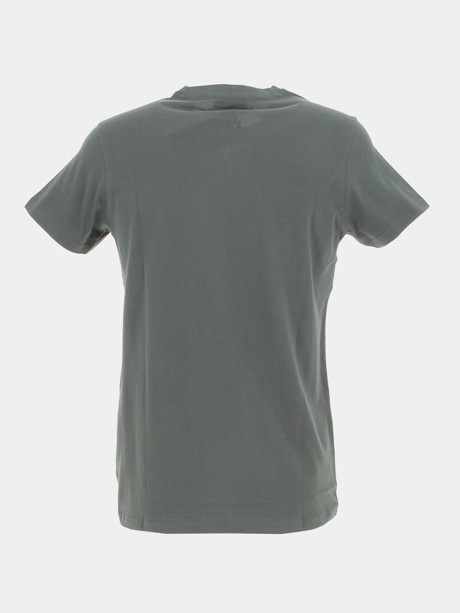 T-shirt pablo squelette mountains vert homme - Deeluxe