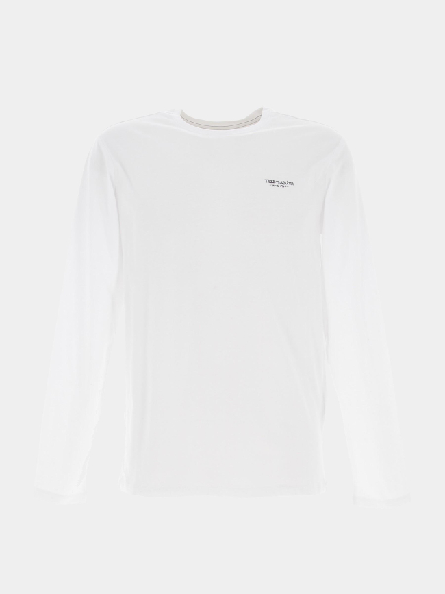 T-shirt manches longues the tee blanc homme - Teddy Smith