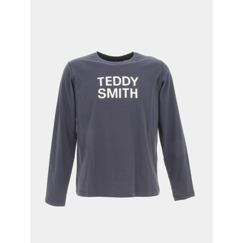 T-shirt manche longue ticlass bleu garçon - Teddy Smith