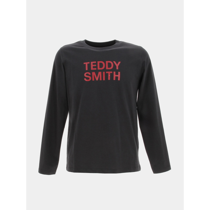 T-shirt manche longue ticlass noir garçon - Teddy Smith